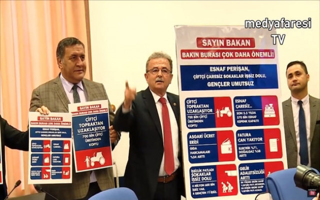 CHP'li vekillerden Berat Albayrak'a şok protesto