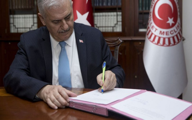 Binali Yıldırım veda etti