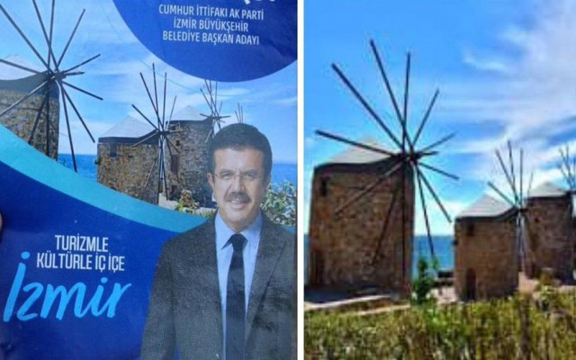 Zeybekci’nin broşüründen Yunan adası çıktı