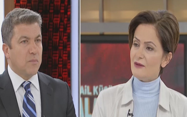 Canlı yayında mazbata açıklaması
