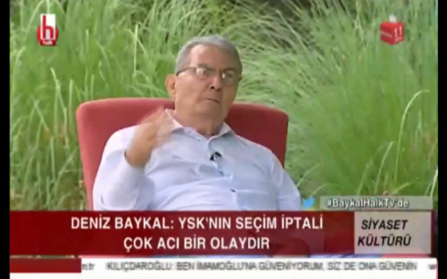 Deniz Baykal yıllar sonra canlı yayında