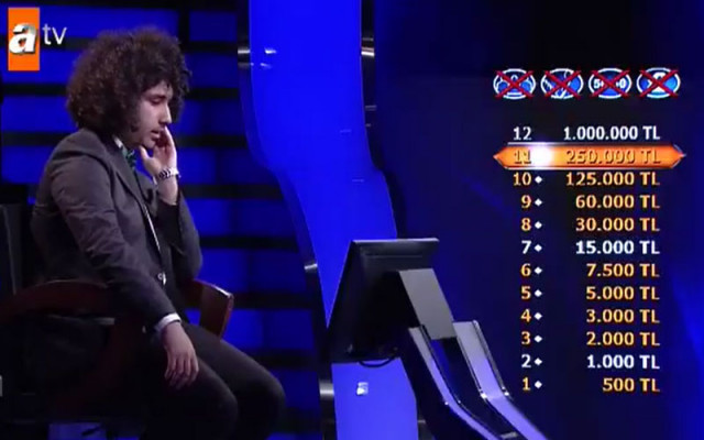 19 yaşındaki Arda Milyonluk soruyu görecek mi ?