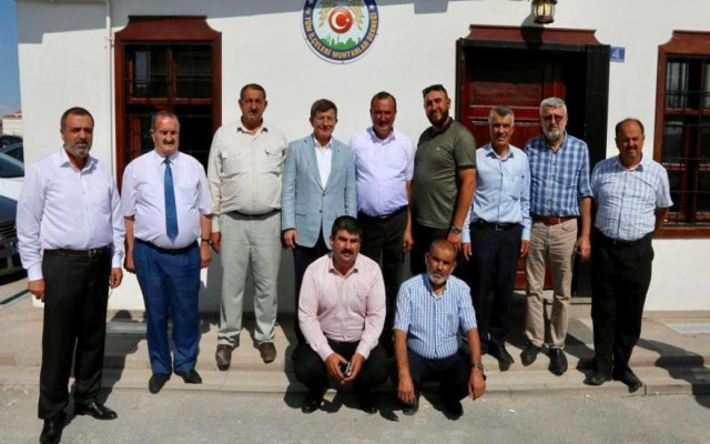 Davutoğlu ziyareti başkanın sonunu getirdi