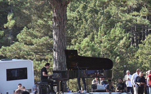 Fazıl Say Kaz Dağlarında konser verdi