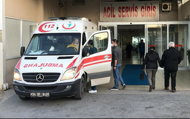 İstanbul'da Çinli çiftin sevk edildiği hastanede yoğun tedbir alındı