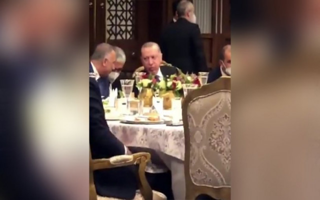 Saray'da ağırlanan Irak'lı Türkiye'ye işgalci dedi