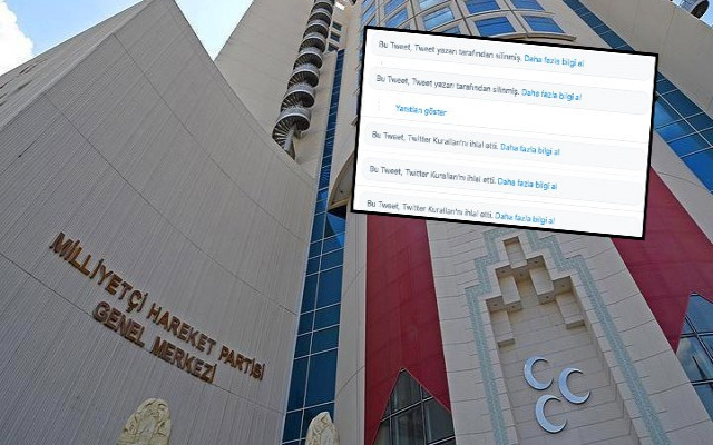 MHP ırkçılığa hayır twetine gelen yanıtları gizledi