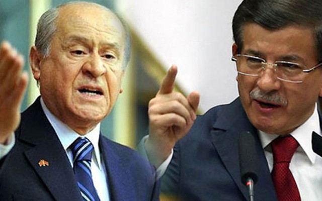 Davutoğlu, PKK göndermesi yapan Bahçeli’ye Öcalan üzerinden yanıt verdi