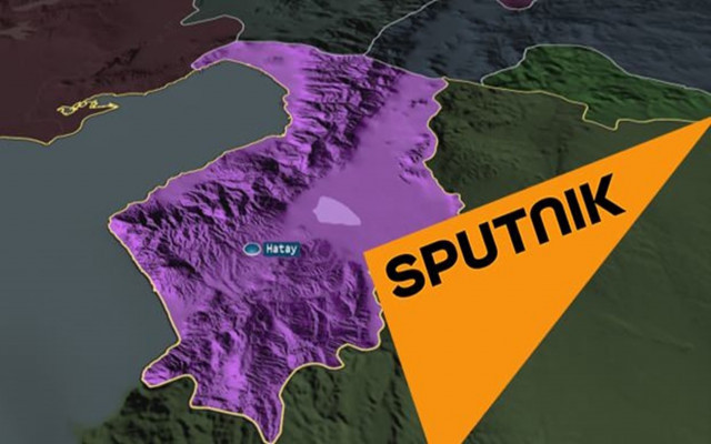 Sputnik'ten skandal haber! Hatay'a çalıntı şehir dediler