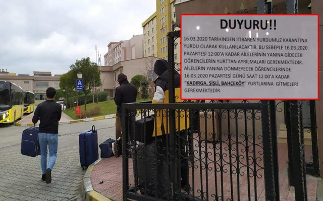 İstanbul’da iki öğrenci yurdu boşaltıldı