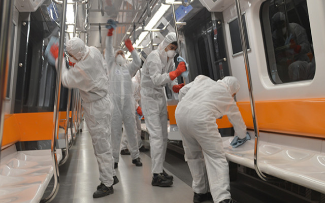 İBB'den Metroda koronavirüs önlemi