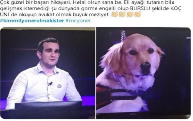Görme engelli yarışmacının başarısı...