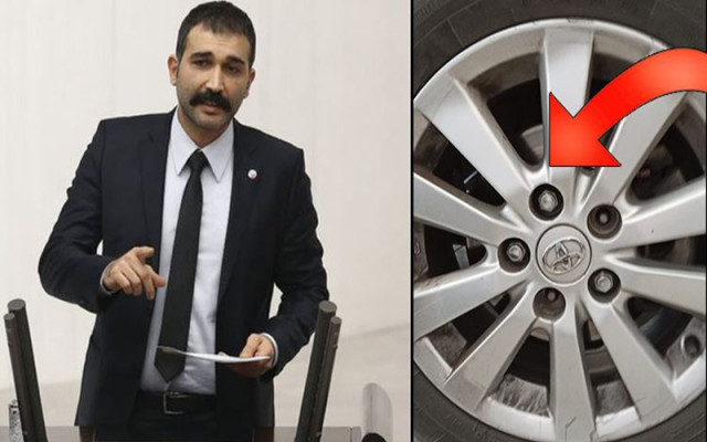 Milletvekili Atay'dan şok iddia: Aracımın bijonları gevşetilmiş