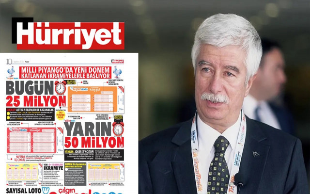 Demirören Gazeteleri Piyango bülteni oldu
