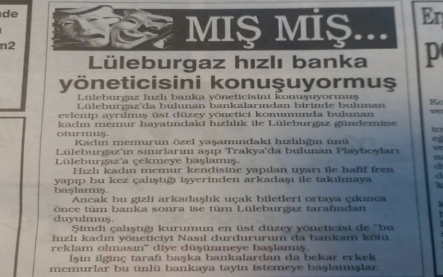 Dedikodu yazısı kadın hakları savunucularını ayağa kaldırdı