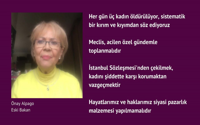 4 eski bakandan Meclis'e kadın cinayetleri konusunda çağrı