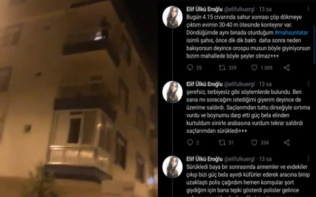 Şort Giydiği İçin genç kıza Saldırdı,Serbest kaldı