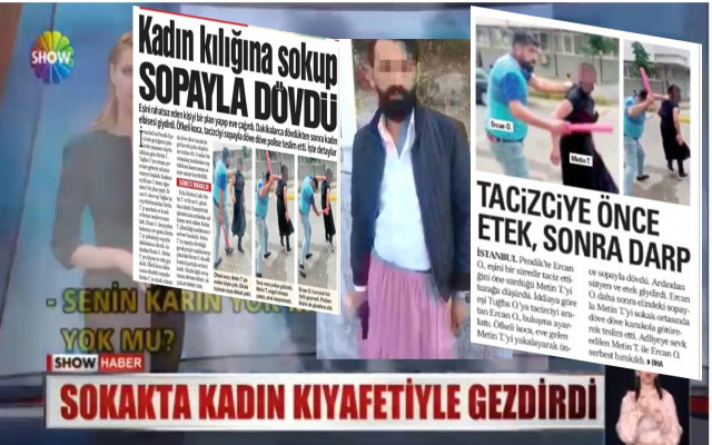 Bildirici: Etek Giydirilen Erkek Haberlerine Dikkat!