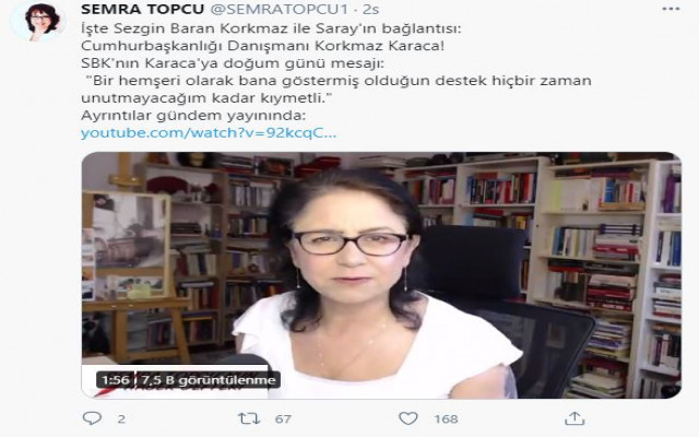 Baran Korkmaz Sezgin'den İlginç Doğum Günü Mesajı