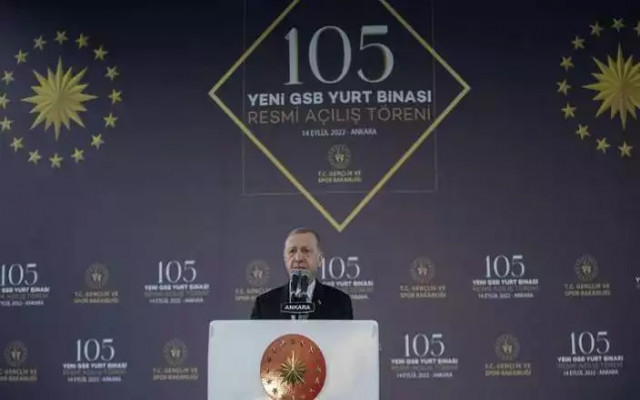 Erdoğan yeni yurt açılışı dedi ek bina çıktı