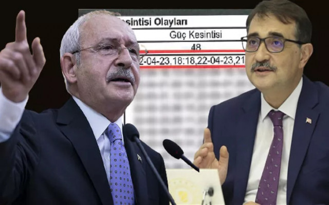 Enerji Bakanı Dönmez'den Kılıçdaroğlu'na: O Gece Elektrikler Kesik Değildi
